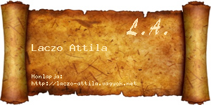 Laczo Attila névjegykártya